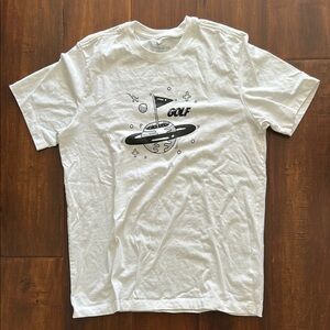 Nike White Golf Graphic Tee